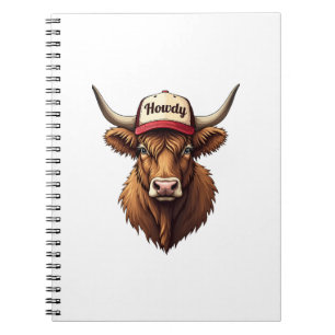 Carnet Casquette de camionneur western Vintage Howdy High