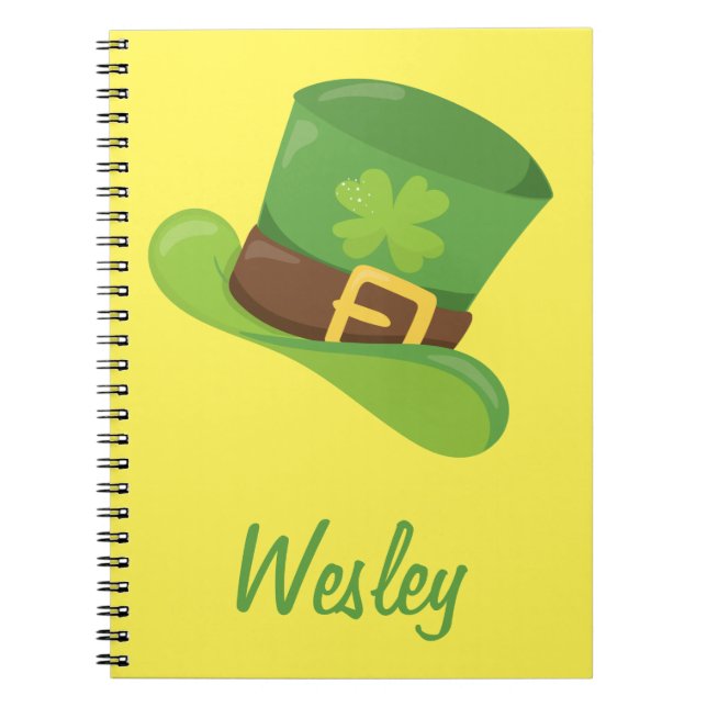 Carnet Casquette de la Fête Saint-Patrick (Devant)