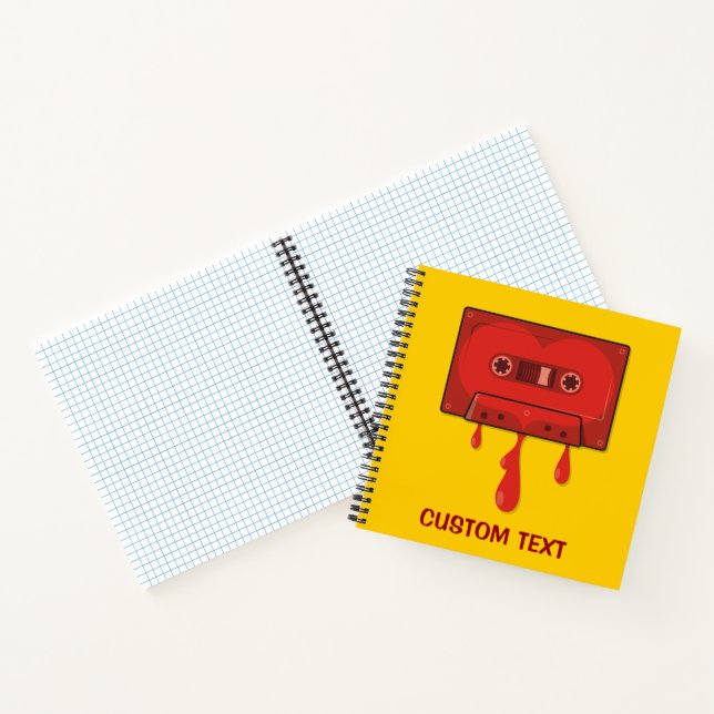 Carnet Cassette du Coeur Rouge (Intérieur)