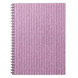 Carnet Casual Pink Corduroy Stripe Pattern