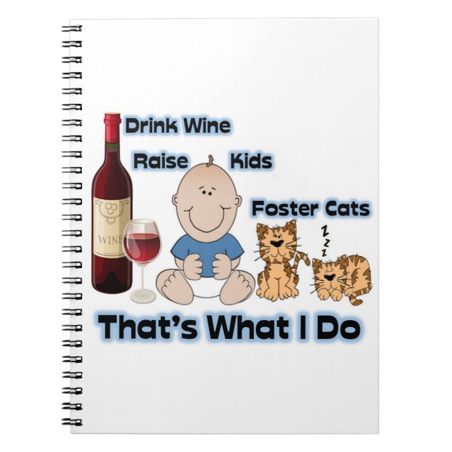 Carnet Cat Foster mom note book for cat foster notes (Devant)