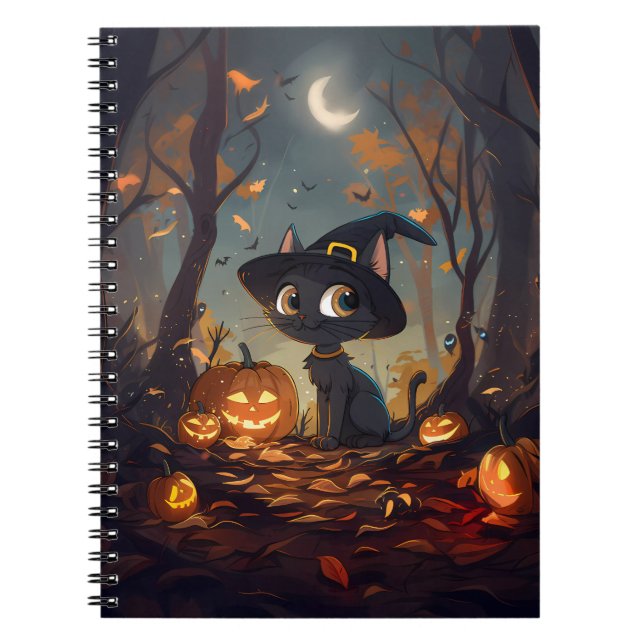 Carnet Cat Halloween (Devant)