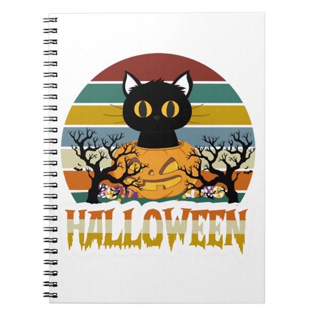 Carnet Cat Halloween (Devant)
