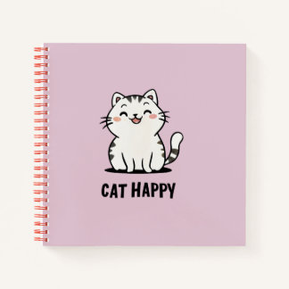 CARNET CAT HEUREUX