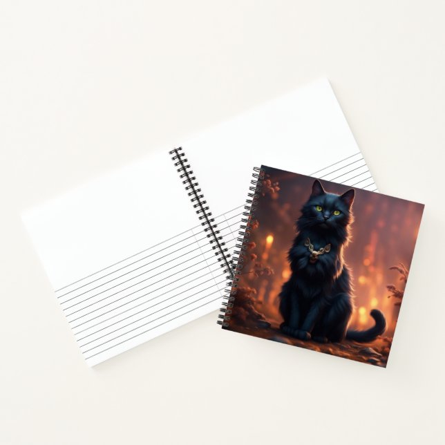 Carnet Cat noir (Intérieur)