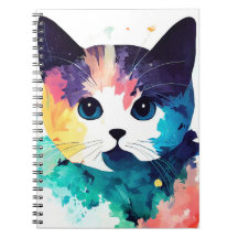 Cat Wild Nature Animal Couleur Art Peinture