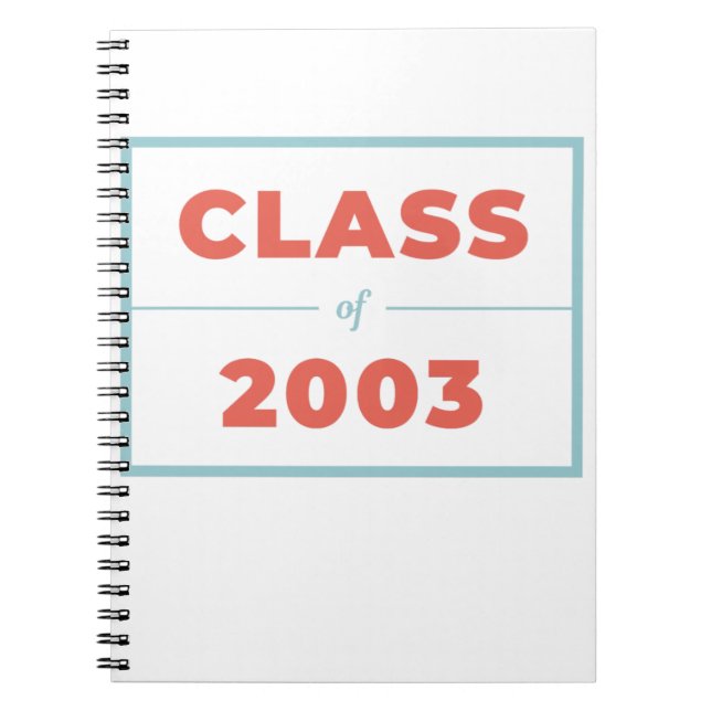 Carnet Catégorie 2003 (Devant)