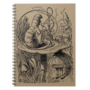 Carnet Caterpillar Narguilé Vintage Alice au Pays des Mer