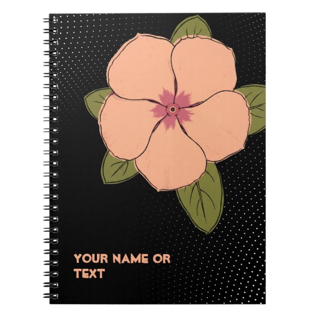 Carnet Catharanthus Pop Art 'Boa' : La mauvaise herbe qui (Devant)