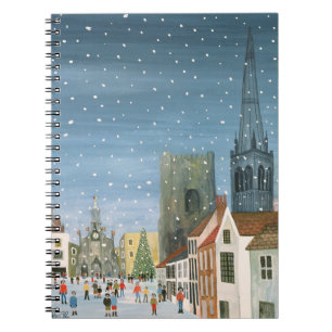 Carnet Cathédrale de Chichester une scène de neige
