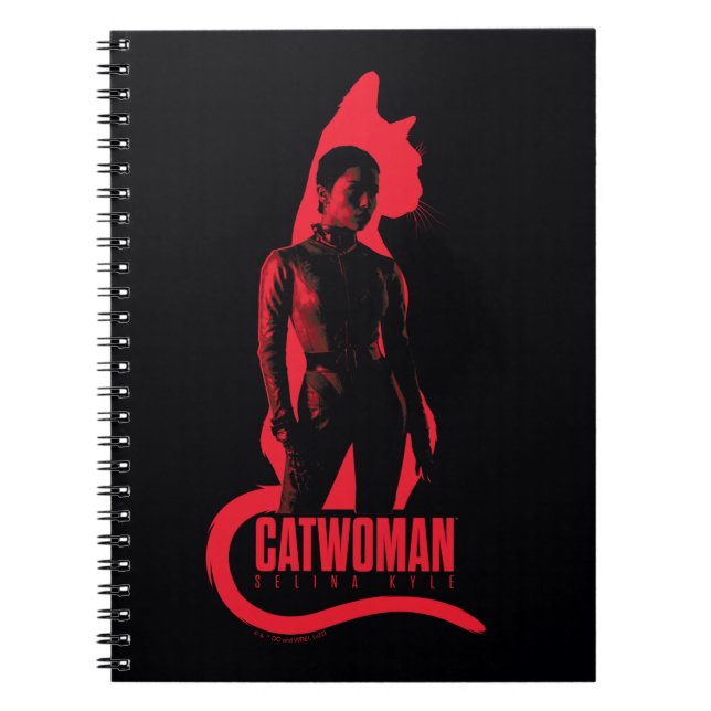 Carnet Catwoman Selina Kyle Chat Silhouette (Devant)