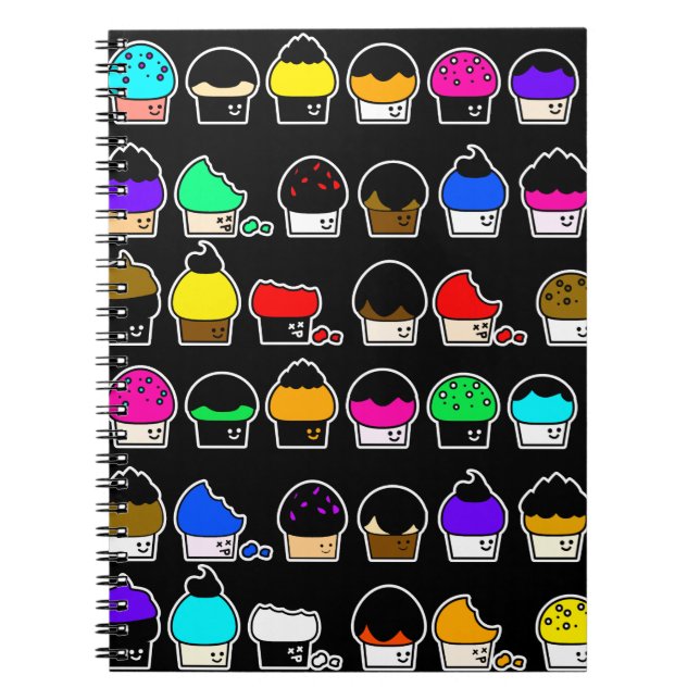 Carnet Cavalcade de petit gâteau - motif de répétition (Devant)