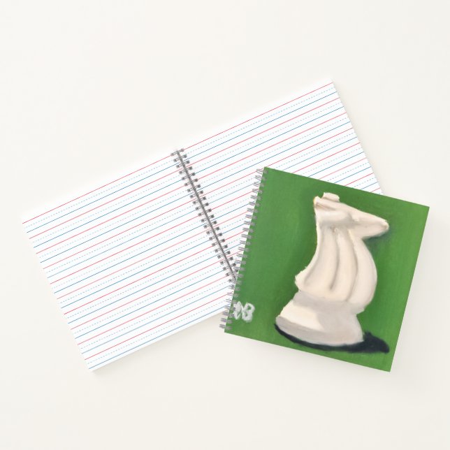 Carnet Cavalier blanc (Intérieur)