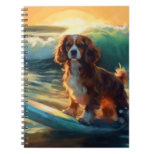 Carnet Cavalier King Beach Surf Peinture
