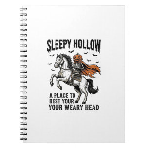 Carnet Cavalier sans tête de Sleepy Hollow Halloween vint