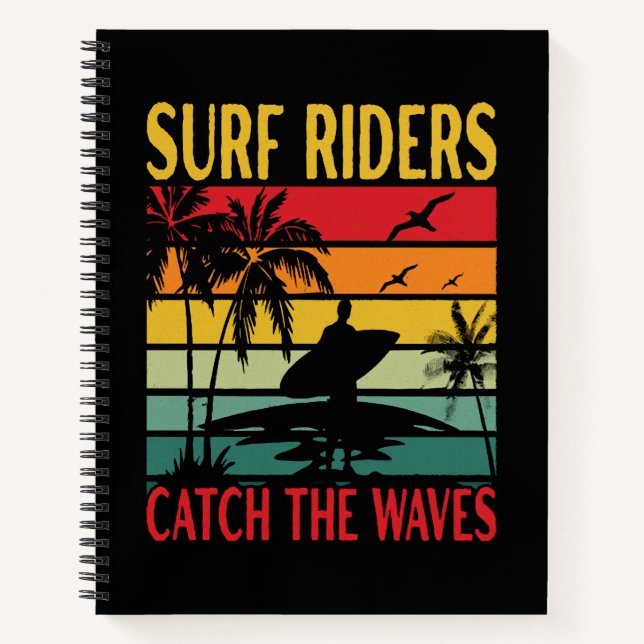 Carnet Cavaliers des vagues attrapent les vagues (Devant)