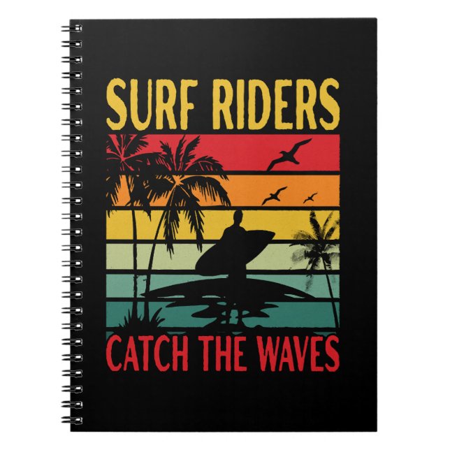 Carnet Cavaliers des vagues attrapent les vagues (Devant)