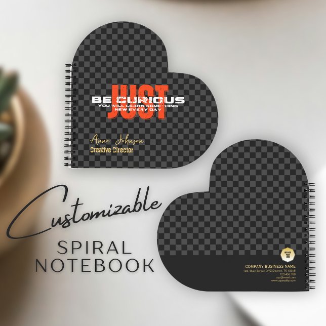 Carnet "Cayez simplement curieux" Cadeaux d'entreprise ci (Créateur téléchargé)