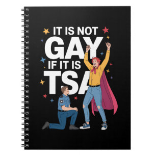 Carnet Ce n'est pas gay si c'est TSA Drôle Sécurité Aérie
