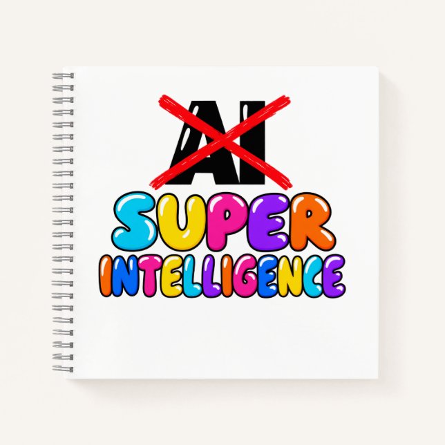 Carnet Ce n'est pas l'IA, c'est un design drôle de Super  (Devant)