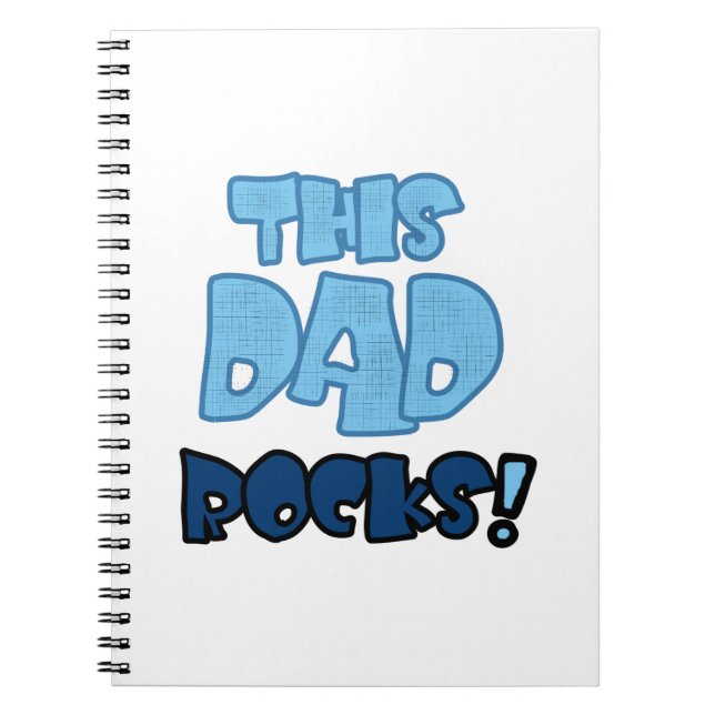 Carnet Ce Papa Rocks Des Cadeaux (Devant)