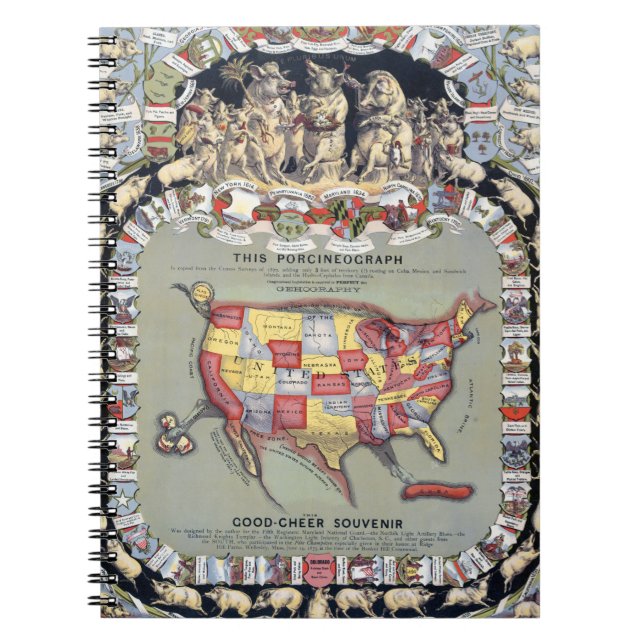 Carnet CE PORCINEOGRAPH, c1876 (Devant)