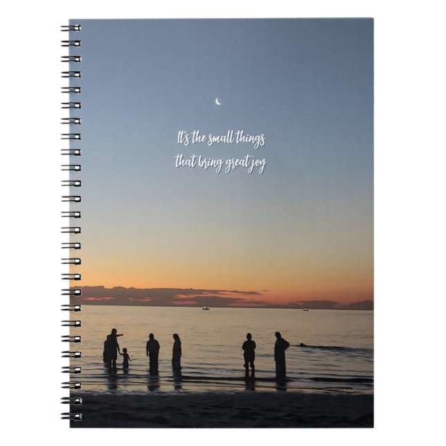 Carnet "Ce sont les petites choses qui apportent une gran (Devant)