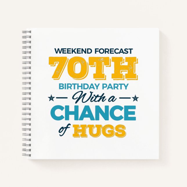 Carnet celebrating the 70th birthday (Devant)
