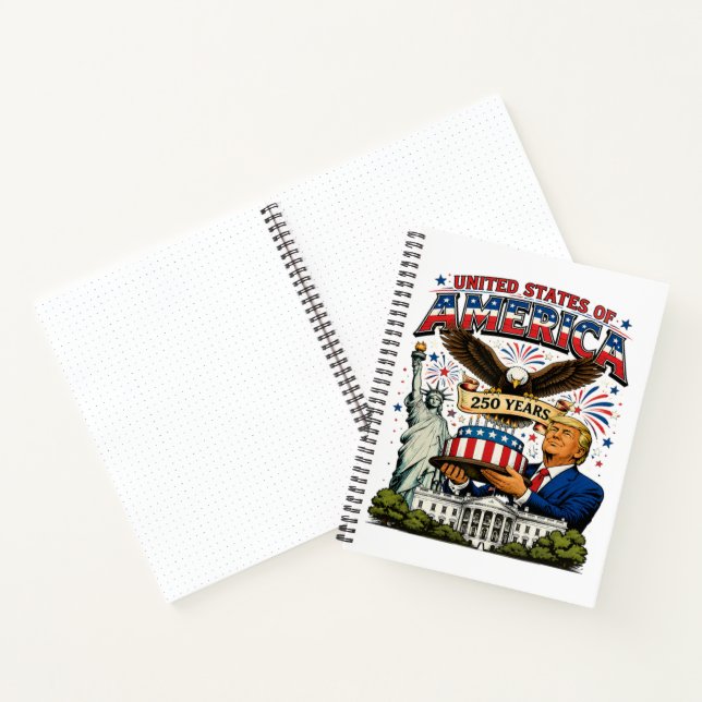 Carnet Célébration de l'Aigle Patriotique de l'Amérique 2 (Intérieur)
