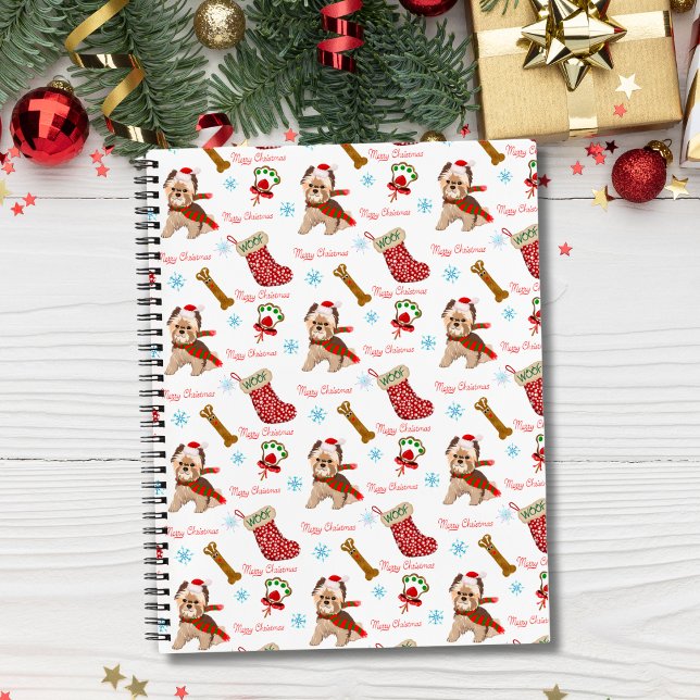 Carnet Célébration de Noël avec Yorkie (Créateur téléchargé)