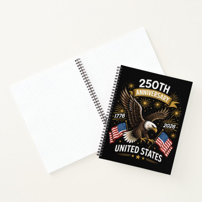 Carnet Célébration du 250e anniversaire de l'aigle améric (Intérieur)