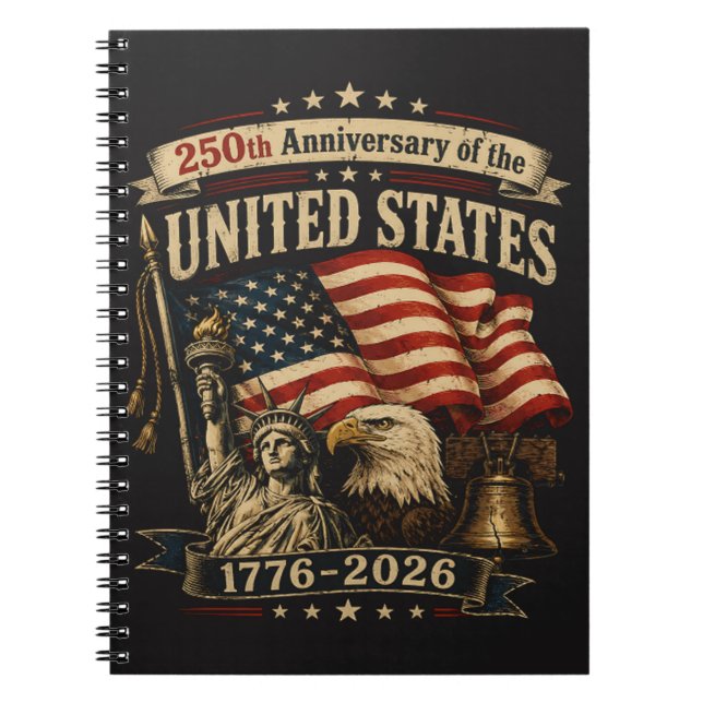 Carnet Célébration du 250e anniversaire des États-Unis (Devant)