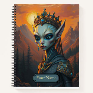 Carnet Céleste Ara Reine Alien Elfe - Fantastique Sombre
