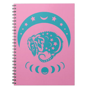 Carnet Céleste Crécent Lune Possum Nature Whimsical