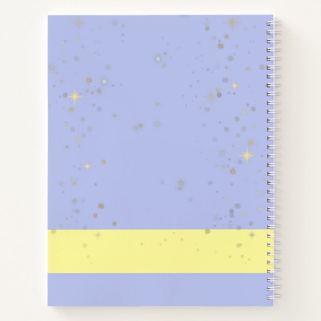 Carnet Céleste Lavande Bleu Orétoile (Dos)