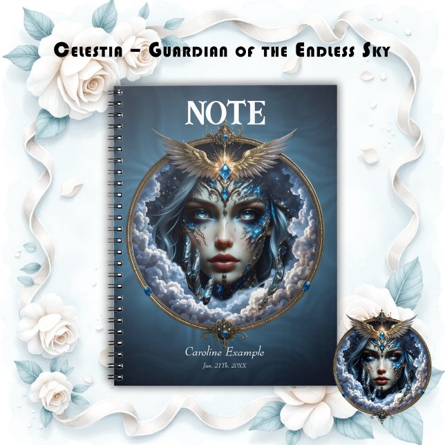 Carnet Célestia – Gardienne du Ciel Infini.  (Créateur téléchargé)