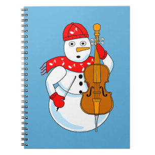 Carnet Cello Snowman