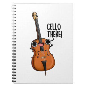 Carnet Cello There Cute Music Pun
