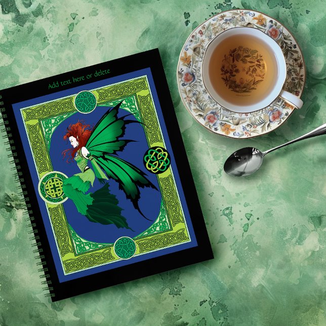 Carnet Celtic Knot Work Green Fairy (Créateur téléchargé)