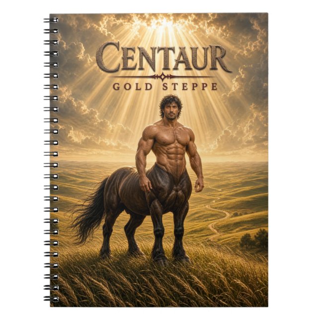 Carnet Centaur Gold Steppe Dark Cinema (Devant)