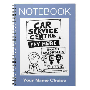 Carnet Centre de service automobile - comptoir de paiemen
