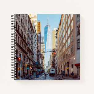 Carnet Centre-ville de New York Vue du World Trade Center