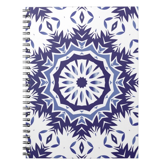 Carnet Céramique d'azulejo d'ornement portugaise. Des min (Devant)