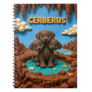 Carnet Cerberus bébé mignon, mythique