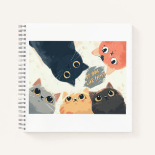 Carnet Cercle de chats mignons – Illustration de chat Kaw