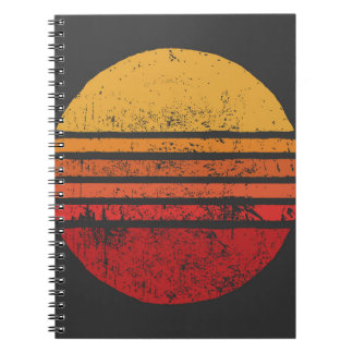 Carnet Cercle de groncs Vintages du soleil Illustrationsv