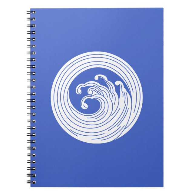 Carnet Cercle d'onde en forme de tourbillon (Devant)