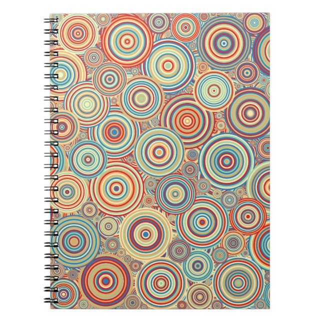 Carnet Cercles colorés Art Générique Arrière - plan (Devant)