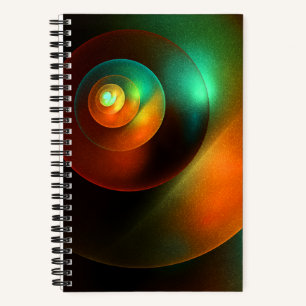 Carnet Cercles colorés Motif d'art Abstrait moderne #18