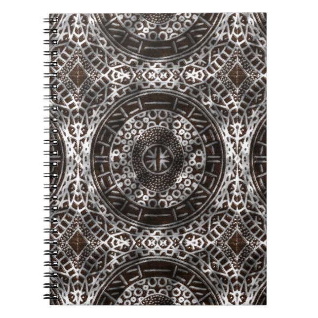 Carnet Cercles concentrés Tribales africaines Imprimer ch (Devant)